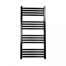 Полотенцесушитель электрический Terma Fiona One 900х400, подключение справа, без вилки, чёрный (WWFIE090040K9M5E8P)