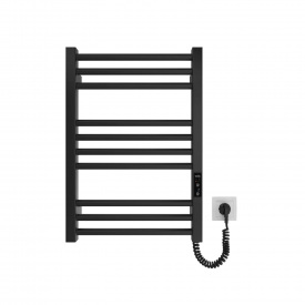 Полотенцесушитель электрический Hygge Family Derby 570x430 с регулятором, черный матовый