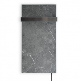 Полотенцесушитель электрический FLYME 250 Вт 600x300 дизайнерский, серый камень