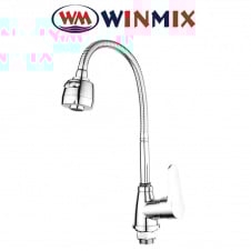 Смеситель для кухни рефлекторный гусак, без подвода Winmix NUT ELVIS REFLECTOR (Chr-014), Польша