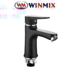 Змішувач для умивальника, без підведення Winmix NUT ELVIS BLACK (Chr-001), Польща Бровары