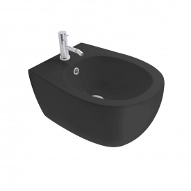 Биде подвесное Globo 4ALL , 54х36 , черное (MDS09AR)