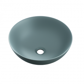 Раковина накладная Excellent Luqa CEAC.6401.400.MBM 400 круглая зеленый матовая