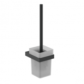 Щетка для унитаза Nofer, черный/белый (16937.N)