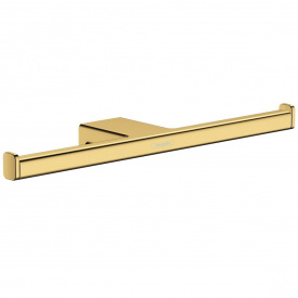 Держатель туалетной бумаги Hansgrohe AddStoris двойной, Polished Gold Optic (41748990)