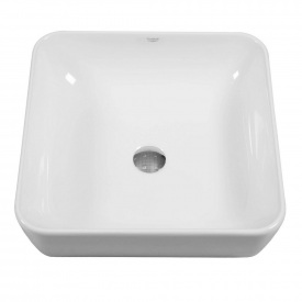 Умывальник накладной CeraStyle One 46 460х460 квадратный, белый