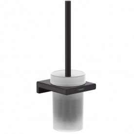 Щетка для унитаза настенная Hansgrohe AddStoris, Matt Black (41752670)