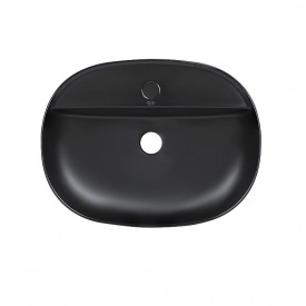 Раковина-чаша Qtap Scorpio 505х385х120 черная матовая (QT142202MBMBN)
