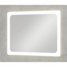 Зеркало для ванной комнаты MIRATER 800х900 прямоугольное с LED-подсветкой