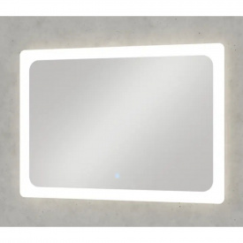 Зеркало для ванной комнаты MIRATER 800х1000 прямоугольное с LED-подсветкой