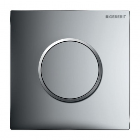 Кнопка для писсуара Geberit Sigma 10, светлый хром/матовый, хром/светлый хром (116.015.KH.1)