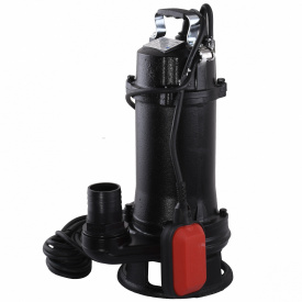 Насос фекальный центробежный VOLKS pumpe WQD 0.55 ECO 220В 0.55кВт H 15 Q 10 м3/ч с поплавком