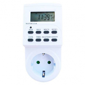 Розетка с таймером Feron TM22 электронная недельная