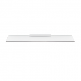 Полка зеркальная Stellaforme Soul 130х600 матовое стекло хром