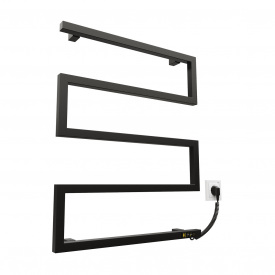 Полотенцесушитель KOSSER Зета 685х550 ER тайм. черный