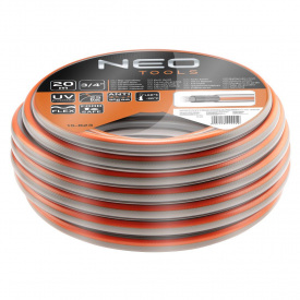 Neo Tools Шланг садовый Optima, 3/4, 20м, 4 слоя, до 25 Бар, -20…+60°C
