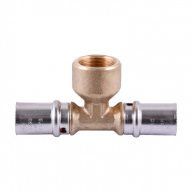 Тройник с внутренней резьбой пресс APE ITALY AP 132 16х1/2″х16