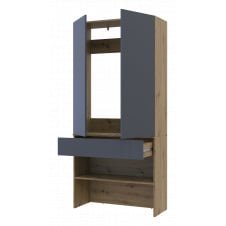 Прихожая Дорос Сплит 940х390х2000 мм дсп графіт