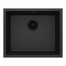 Фото - Мийка кухонна Deante corda, граніт, без крила, накладна, графіт (ZQA_G10C) Мийка кухонна Deante corda, граніт, без крила, накладна, графіт (ZQA_G10C)