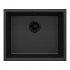 Мийка кухонна Deante corda, граніт, без крила, накладна, графіт (ZQA_G10C) Ахтырка
