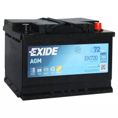 Аккумулятор автомобильный EXIDE START-STOP AGM 72Ah 760EN (EK720) Мелитополь