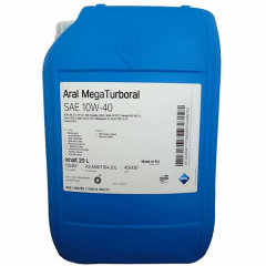 Масло моторное полусинтетическое Aral Turboral 10W-40, 20л, 15BCD2 Косів