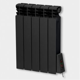 Электрический радиатор ERAFLYME ELITE 5R 580х450 650Вт 12м2, черный (0,58м)