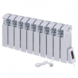 Электрический радиатор ERAFLYME COMPACT 10R 300х855 910Вт 16м2, белый (0,30м)
