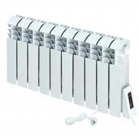 Электрический радиатор ERAFLYME MINI 10R 430х855 990Вт 18м2, белый (0,43м)