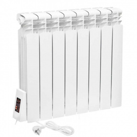 Электрический радиатор ERAFLYME ELITE 8L 580х690 910Вт 18м2, белый (0,58м)