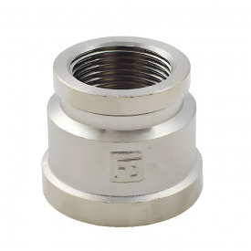 Муфта редукционная FADO 1 1/2"x1 1/4" ВВ никелированная латунь