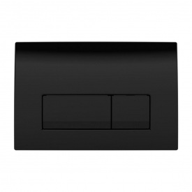 Клавиша смыва Geberit Delta50 для двойного смыва, черный глянец RAL 9005 (115.119.DW.1)