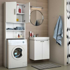 Фото - Тумба під Пральну Машину Forte Anders Ш640 / В 1900 / Г 250 Білий Тумба під Пральну Машину Forte Anders Ш640 / В 1900 / Г 250 Білий