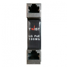 Пристрій для грозозахисту TWIST LG-POE-100Mb-2U