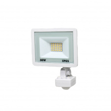 Фото - Прожектор світлодіодний з датчиком руху Lightwell LW-FL-W-30-S 30 W 295922 Прожектор світлодіодний з датчиком руху Lightwell LW-FL-W-30-S 30 W 295922