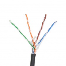 Кабель звита пара GoldMine GM UTP 4х2х24AWG(0,51) СU CAT.5E PE бухта 305 м
