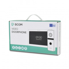 Комплект видеодомофона BCOM BD-780M White Kit: видеодомофон 7" с детектором движения и видеопанель Харків