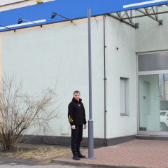 Стовп парковий Lightwell 4 м сірий Київ