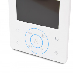 Комплект відеодомофону BCOM BD-480M White Kit: відеодомофон 4" і відеопанель Запоріжжя