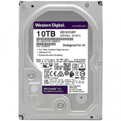 Жорсткий диск 10TB Western Digital WD Purple Pro WD101PURP для відеоспостереження з AI Хуст