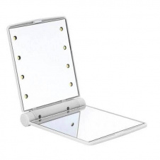 Фото - Карманное зеркало складное с LED подсветкой белое A-PLUS 822 Карманное зеркало складное с LED подсветкой белое A-PLUS 822