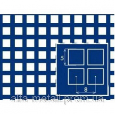 Перфорований лист 1000x2000х1,5 PC Qg5-8 