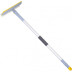 Швабра для миття вікон алюмінієва із телескопічною ручкою 82-133 см Eco Fabric EF-2535 Львів