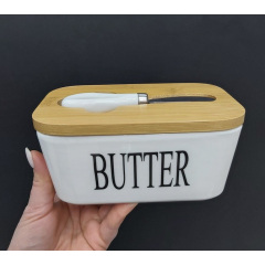 Масленка c ножом "Butter" OLens 0480/O8030-144 Киев