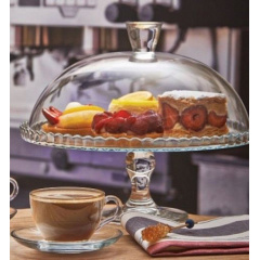 Тортовница на ножке d-32 cм с крышкой Pasabahce Patisserie 95200-1 PAS Сумы
