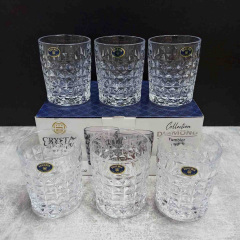 Набор стаканов Bohemia Diamond 230 мл, 6 шт 2KE38/99T41/230 Сумы