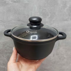 Кастрюля A-PLUS 1,1 л. 16 см CH-1995 алюминиевая с антипригарным покрытием Первомайск