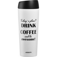 Термочашка Coffee time Awesome 450 мл Ardesto AR2645DMW Хмельницький
