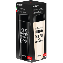 Термочашка Coffee time Awesome 450 мл Ardesto AR2645DMW Хмельницький