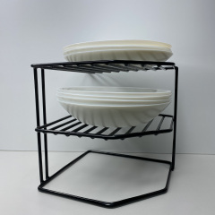 Органайзер-підставка для тарілок DECOR ART 20,5х20,5х20,5 см 1033 чорний Суми